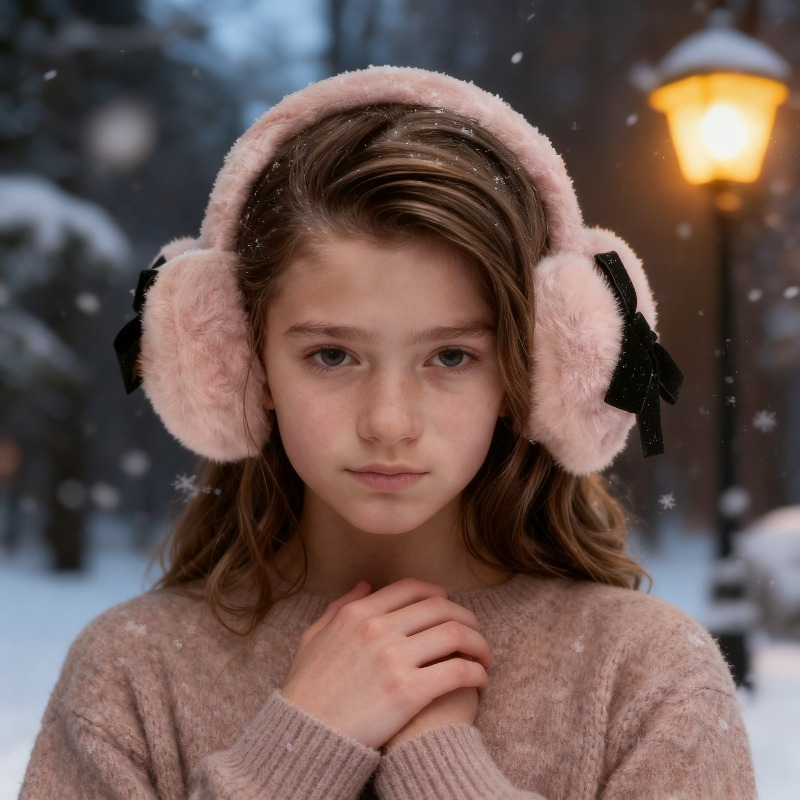 1pc Women's Winter Solid Color - Earmuffs Foldable บทวิจารณ์และราคา