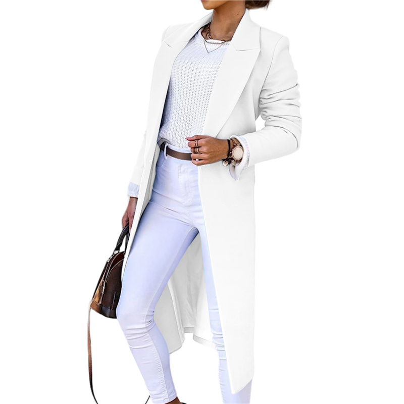 CYCLI-Women Long Wool Coats Fo - Wool Coat Peacoat บทวิจารณ์และราคา