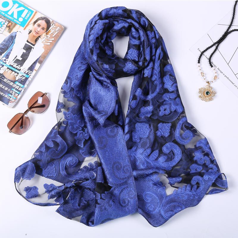 Hot Selling 180*70 Organza Sil - Shawl Wrap Winter บทวิจารณ์และราคา