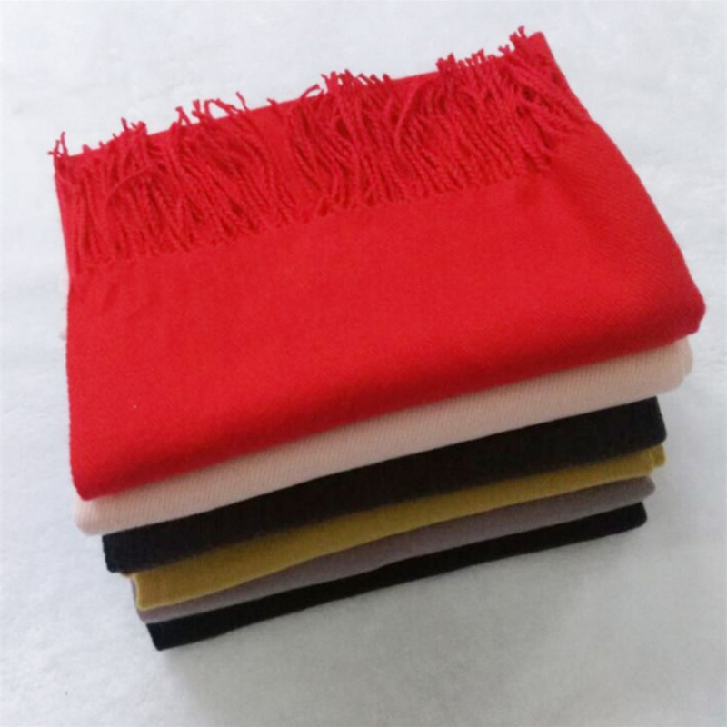 Autumn And Winter Solid Color  - Wool Scarf Men บทวิจารณ์และราคา