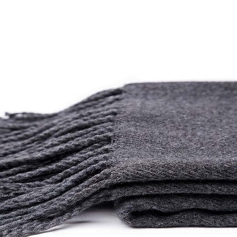Autumn And Winter Solid Color  - Wool Scarf Men บทวิจารณ์และราคา