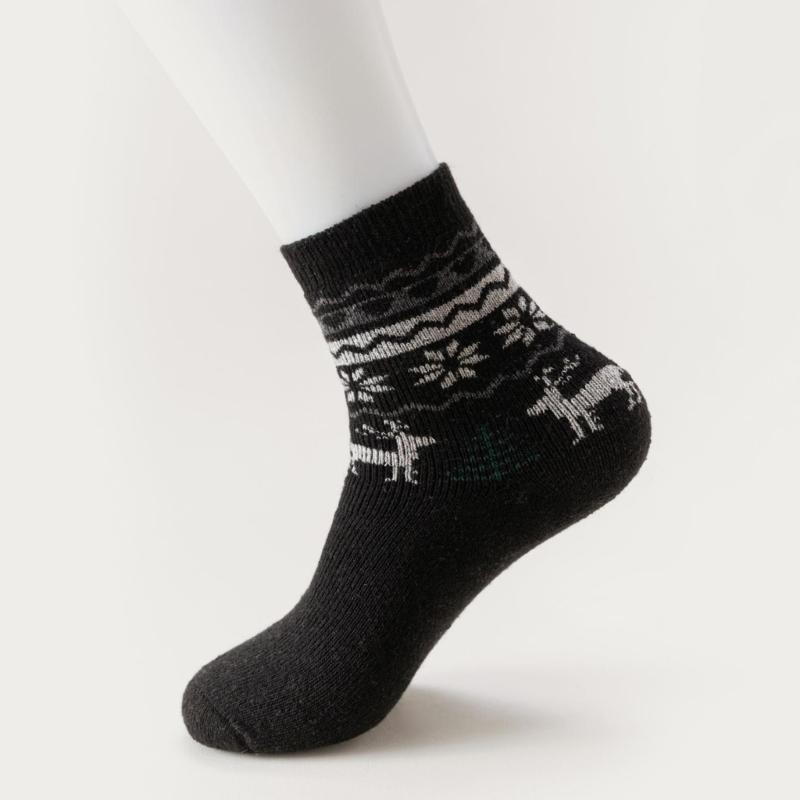 5 Pairs Men's Faux Wool Socks  - Thermal Sock Wool บทวิจารณ์และราคา