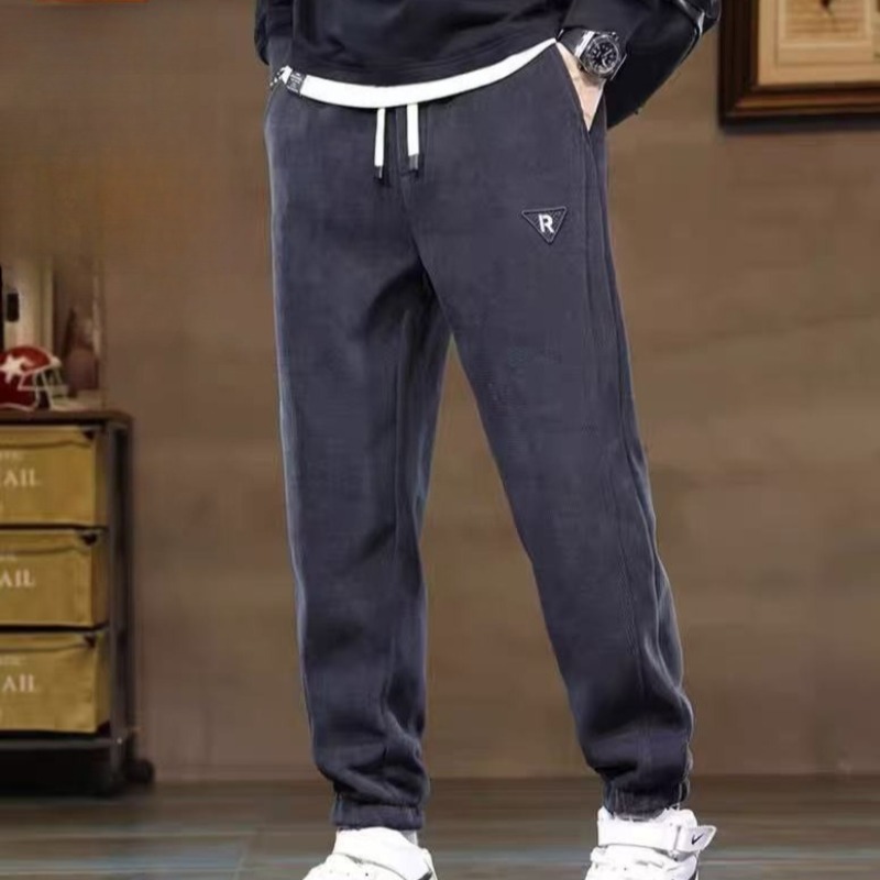 Men’s Winter Fleece Lined Pant - Corduroy Pant Warm บทวิจารณ์และราคา