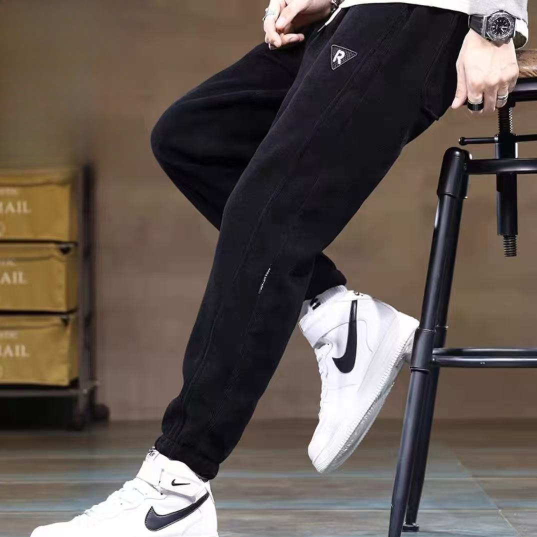 Men’s Winter Fleece Lined Pant - Corduroy Pant Warm บทวิจารณ์และราคา