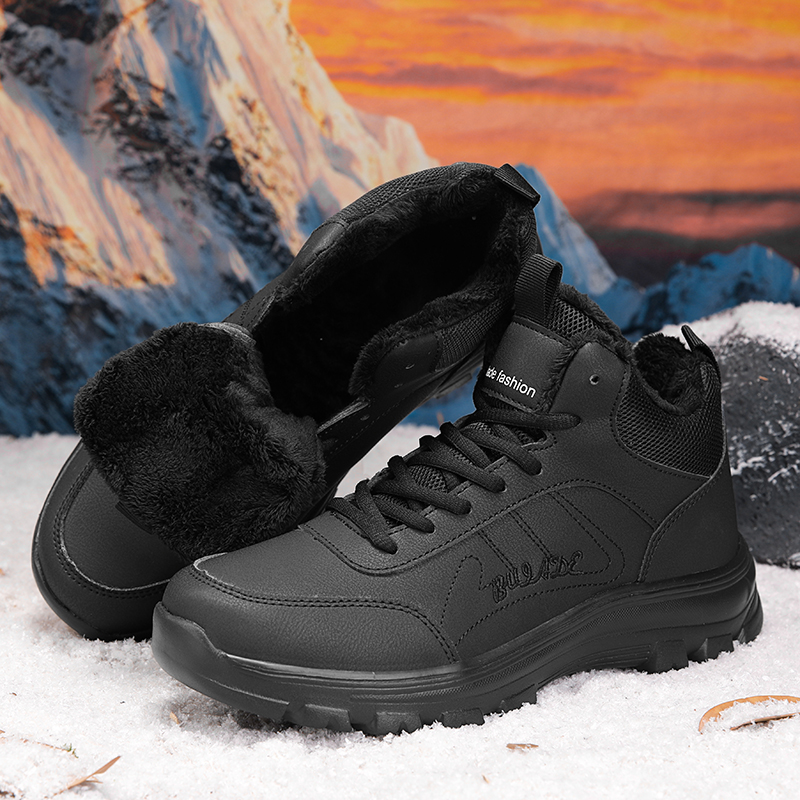 Brand Men's Boots Warm Plush S - Waterproof Winter Boot บทวิจารณ์และราคา