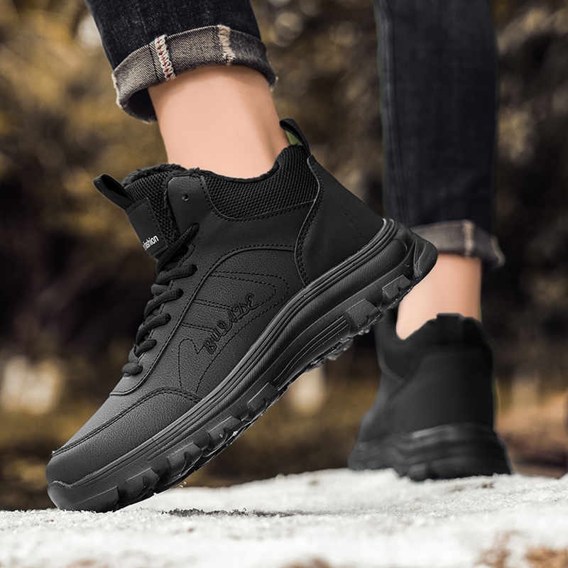 Brand Men's Boots Warm Plush S - Waterproof Winter Boot บทวิจารณ์และราคา
