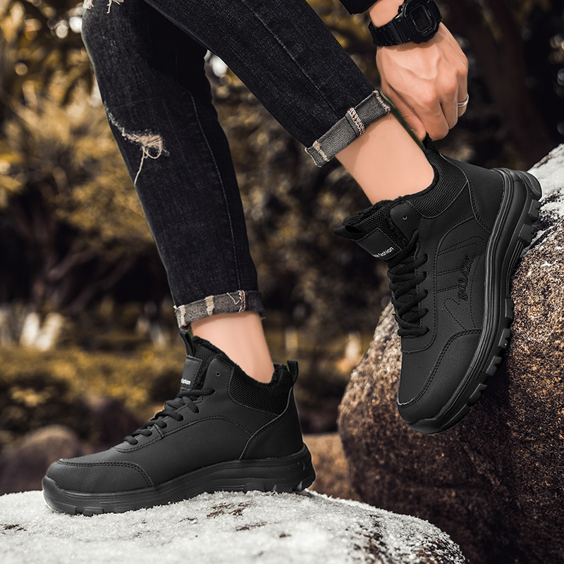 Brand Men's Boots Warm Plush S - Waterproof Winter Boot บทวิจารณ์และราคา