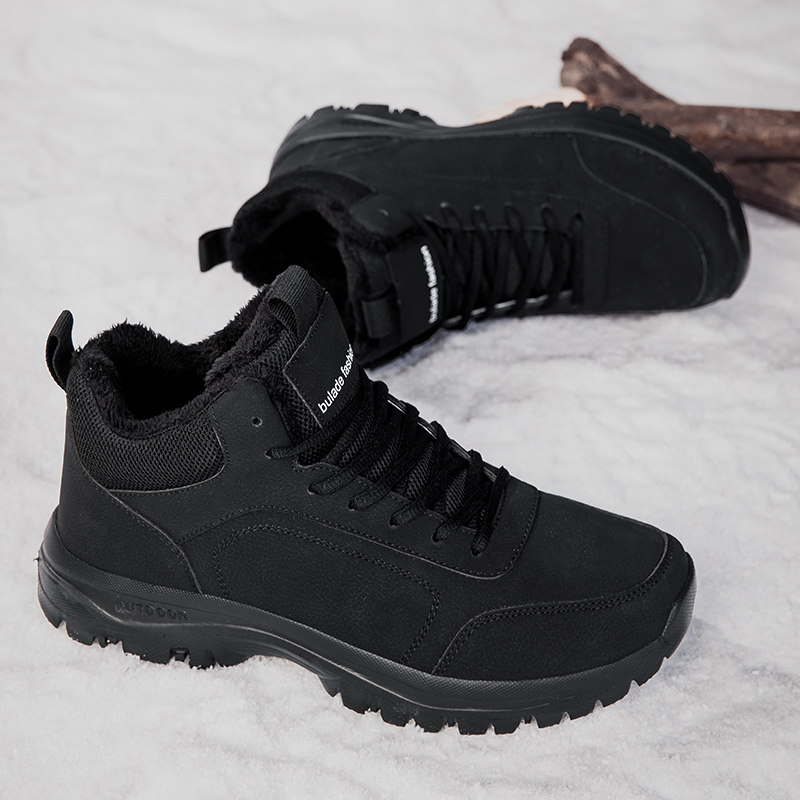 Winter Men's Boots Warm Plush  - Waterproof Winter Boot บทวิจารณ์และราคา