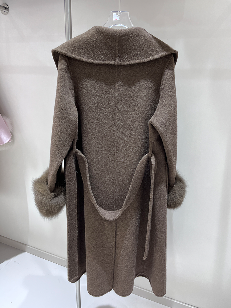 2025 New Wool Coat With Real F - Wool Coat Peacoat บทวิจารณ์และราคา