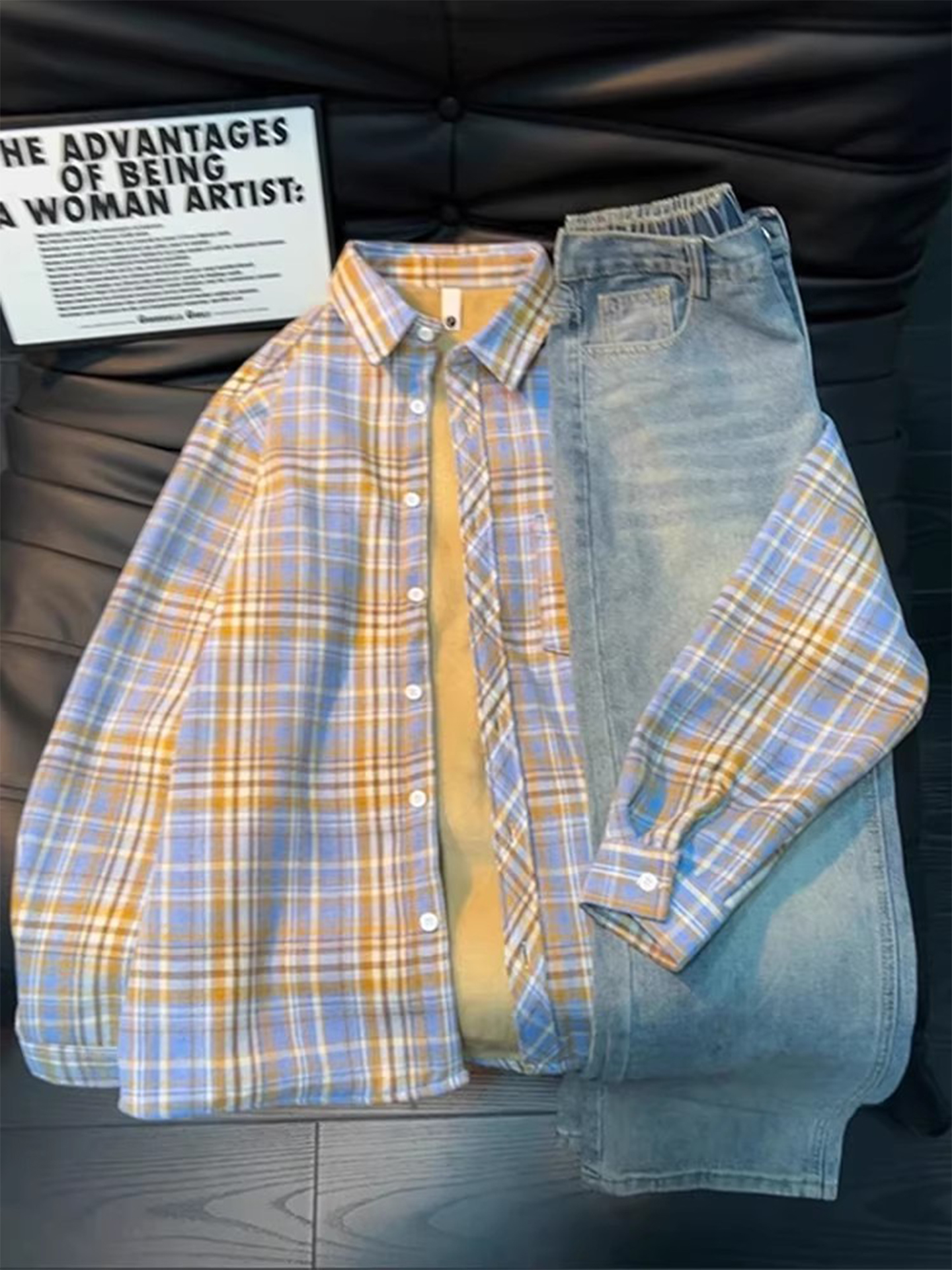 Men's Vintage Plaid Flannel Sh - Flannel Shirt Lined บทวิจารณ์และราคา