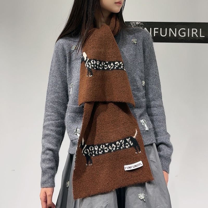 Korean Version Wool Blend Pupp - Wool Scarf Men บทวิจารณ์และราคา