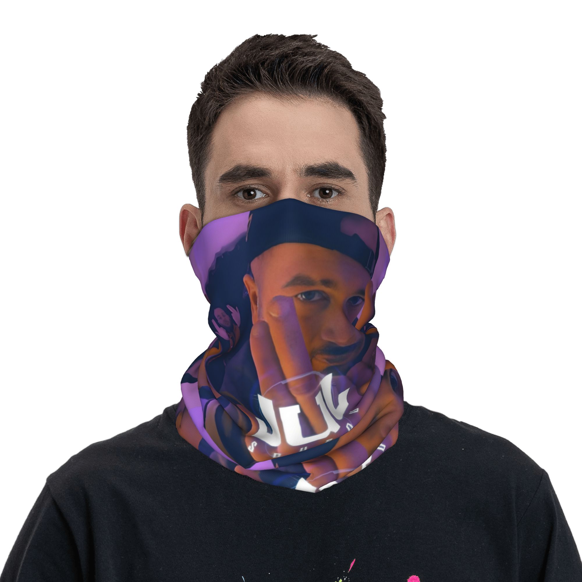 Custom JuL Rap Music Bandana W - Neck Gaiter Fleece บทวิจารณ์และราคา