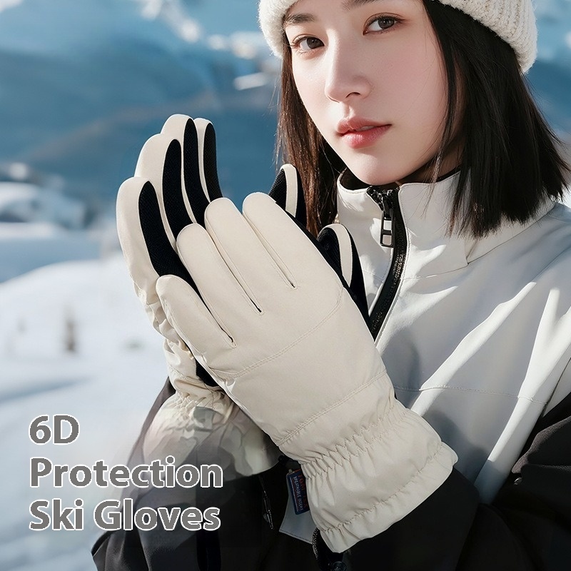New Winter Thermal Gloves Skii - Snow Glove Insulated บทวิจารณ์และราคา