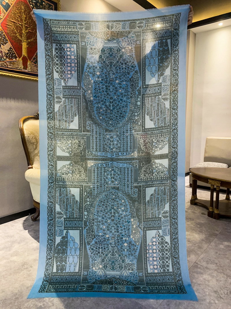 Tassels Long Scarf Luxury Bran - Cashmere Pashmina Wrap บทวิจารณ์และราคา