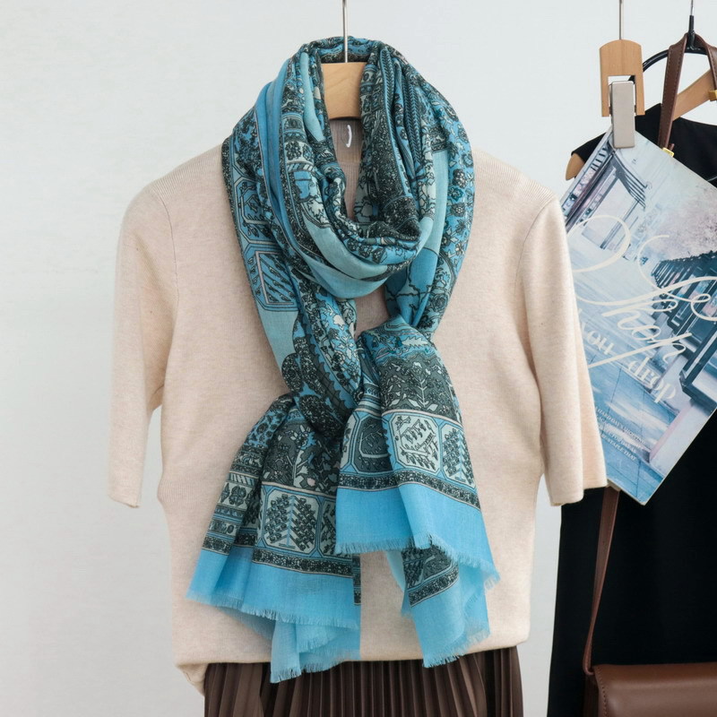 Tassels Long Scarf Luxury Bran - Cashmere Pashmina Wrap บทวิจารณ์และราคา