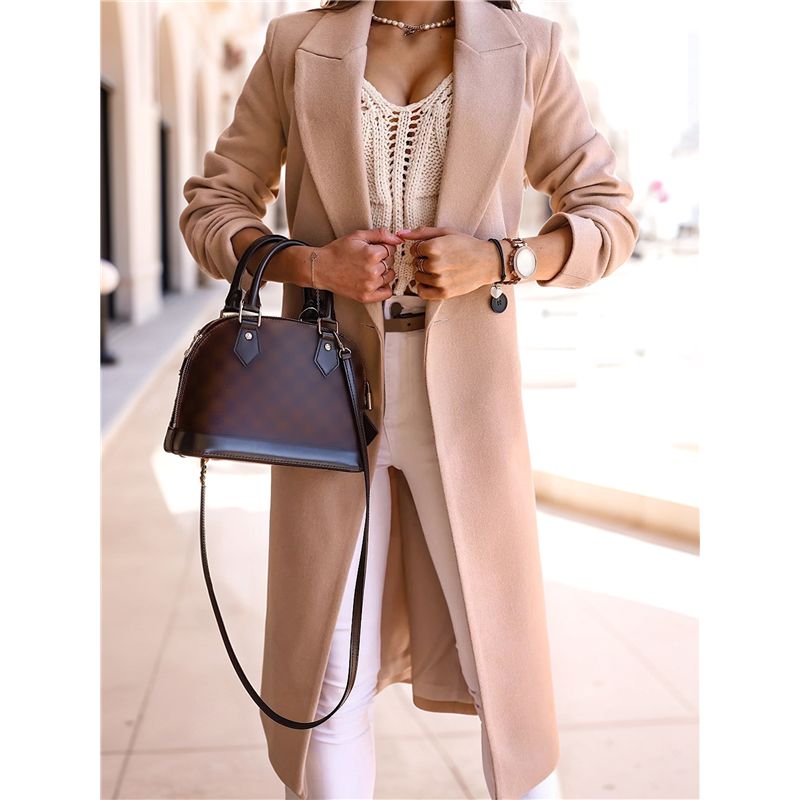 A24F-Women Long Wool Coats For - Wool Coat Peacoat บทวิจารณ์และราคา
