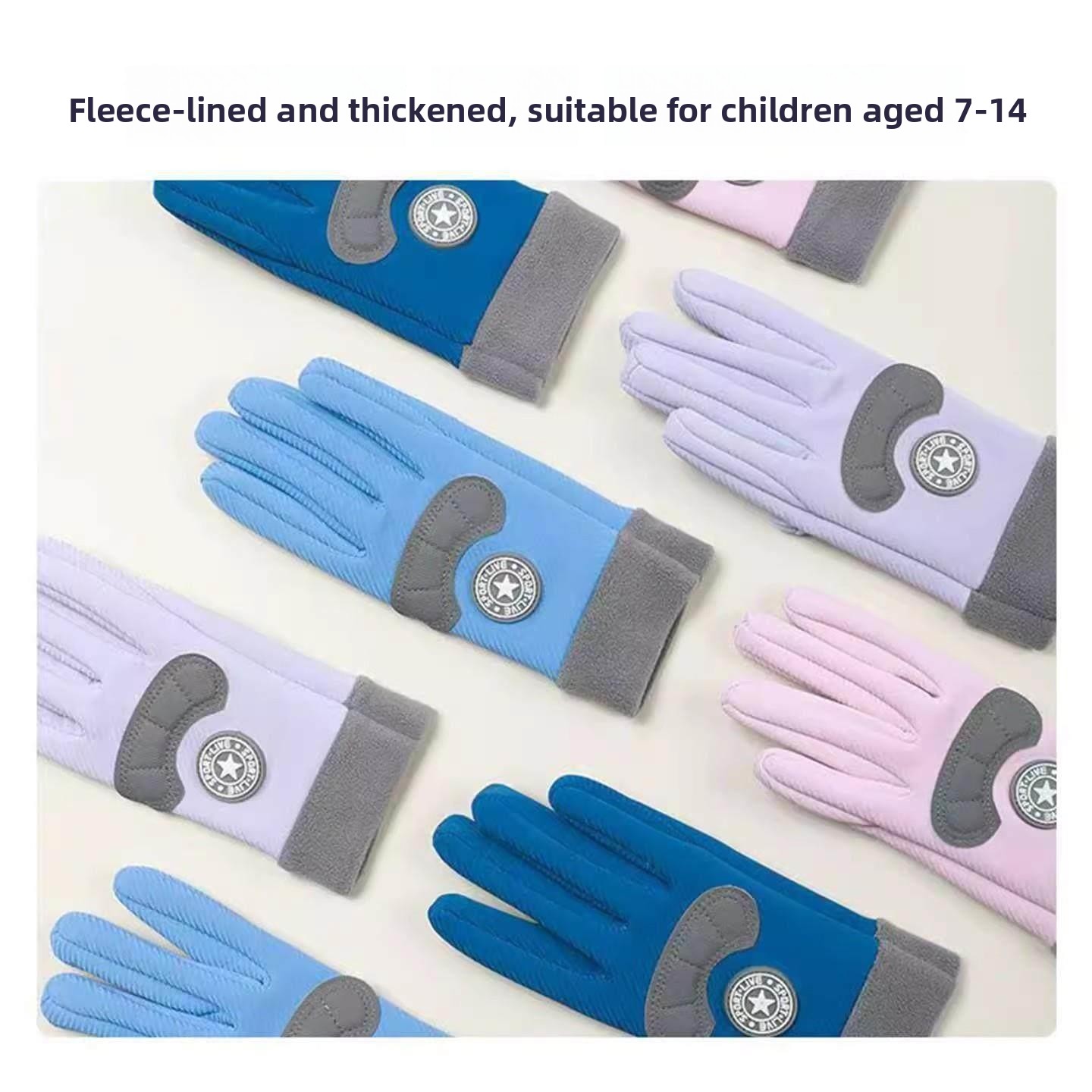 Children's Ski Gloves Winter W - Snow Glove Insulated บทวิจารณ์และราคา