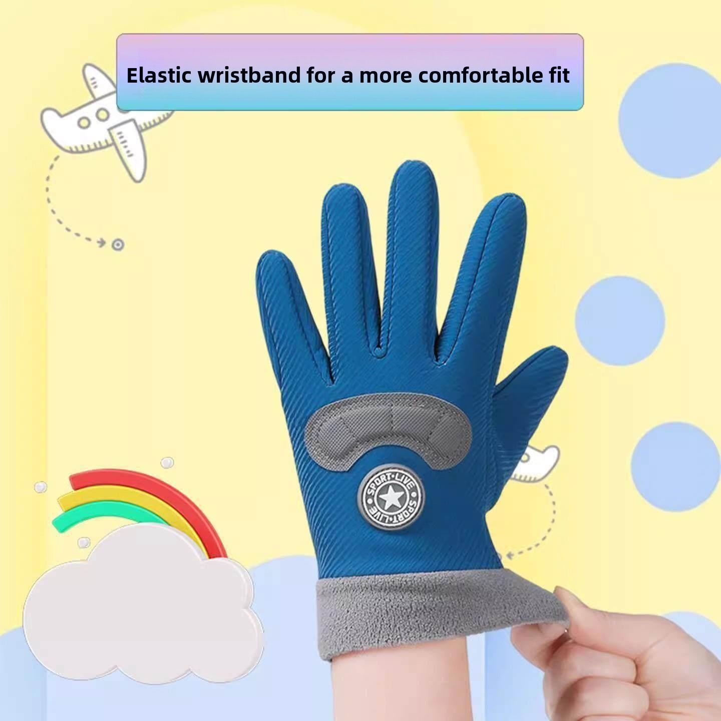 Children's Ski Gloves Winter W - Snow Glove Insulated บทวิจารณ์และราคา