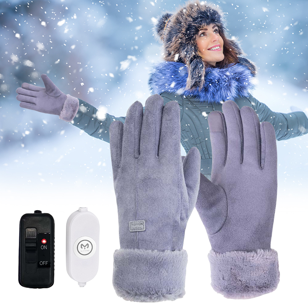 Electric Warm Gloves 3 Gear Ad - Touch Screen Gloves บทวิจารณ์และราคา