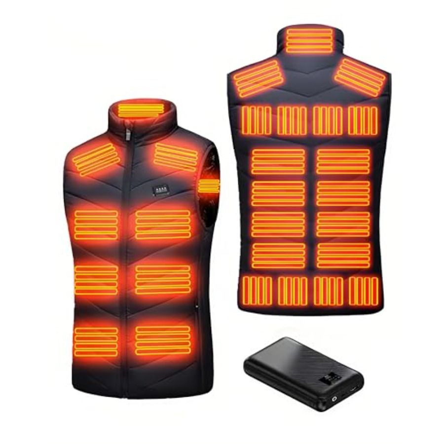Heated Down Vest for and Wo wi - Heated Vest Battery บทวิจารณ์และราคา