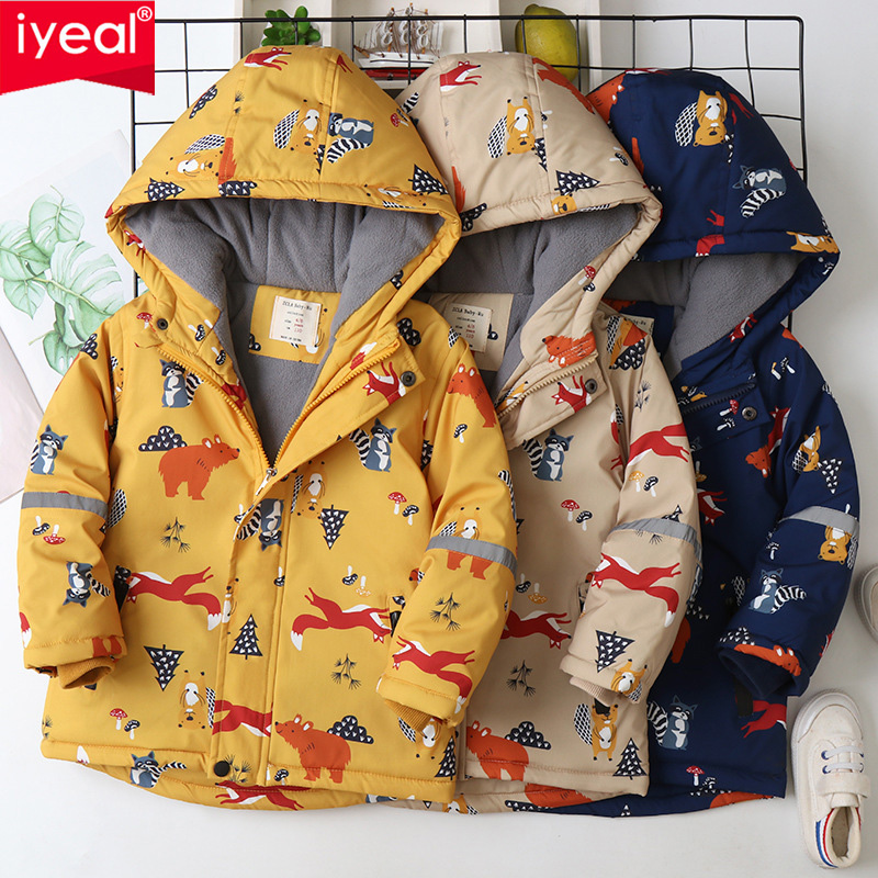 IYEAL Children's Coat Animals  - Flannel Shirt Lined บทวิจารณ์และราคา
