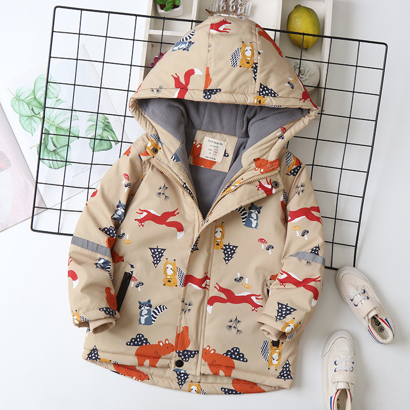 IYEAL Children's Coat Animals  - Flannel Shirt Lined บทวิจารณ์และราคา