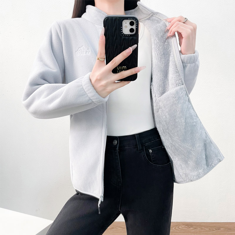 Fleece Sweatshirt No Hat Women - Sherpa Hoodie Fleece บทวิจารณ์และราคา