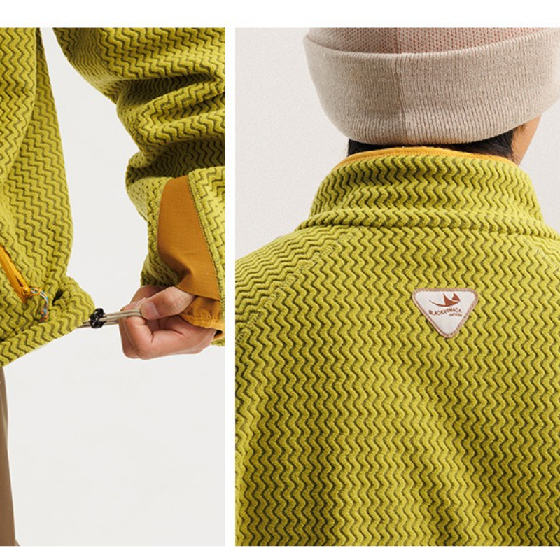 Stay Cozy Outdoors: Unisex Qui - Sherpa Hoodie Fleece บทวิจารณ์และราคา