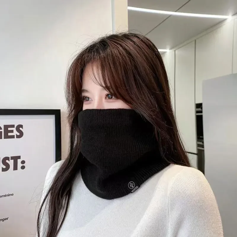 Fashion Women Knitted Scarf So - Wool Scarf Men บทวิจารณ์และราคา