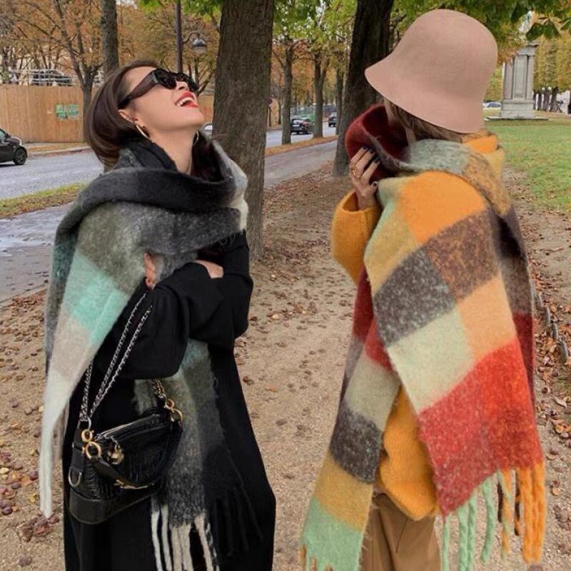 NEW Luxury Winter Thick Warm S - Cashmere Pashmina Wrap บทวิจารณ์และราคา