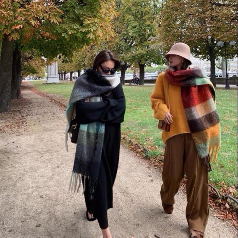 NEW Luxury Winter Thick Warm S - Cashmere Pashmina Wrap บทวิจารณ์และราคา