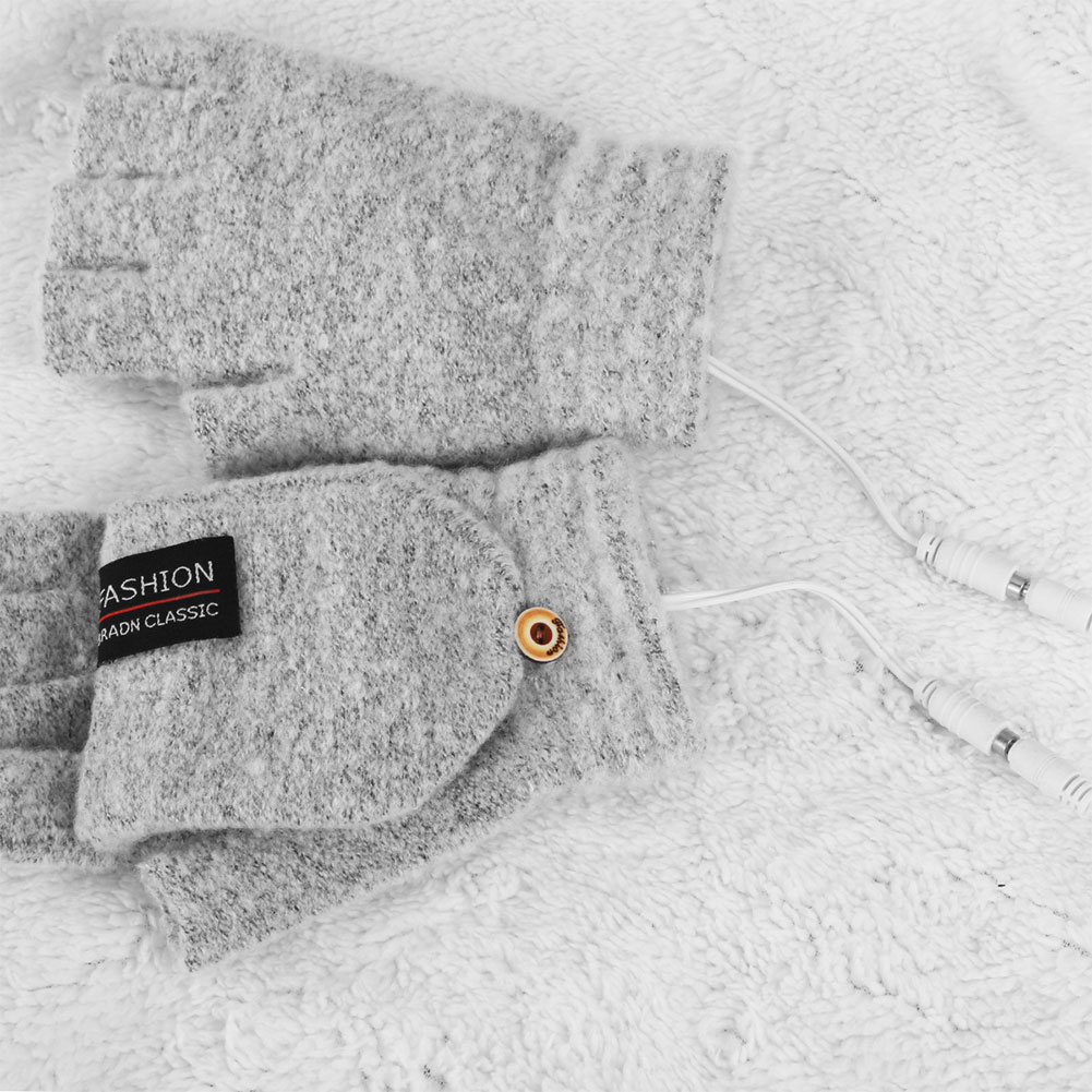 USB Electric Heated Gloves Adj - Touch Screen Gloves บทวิจารณ์และราคา