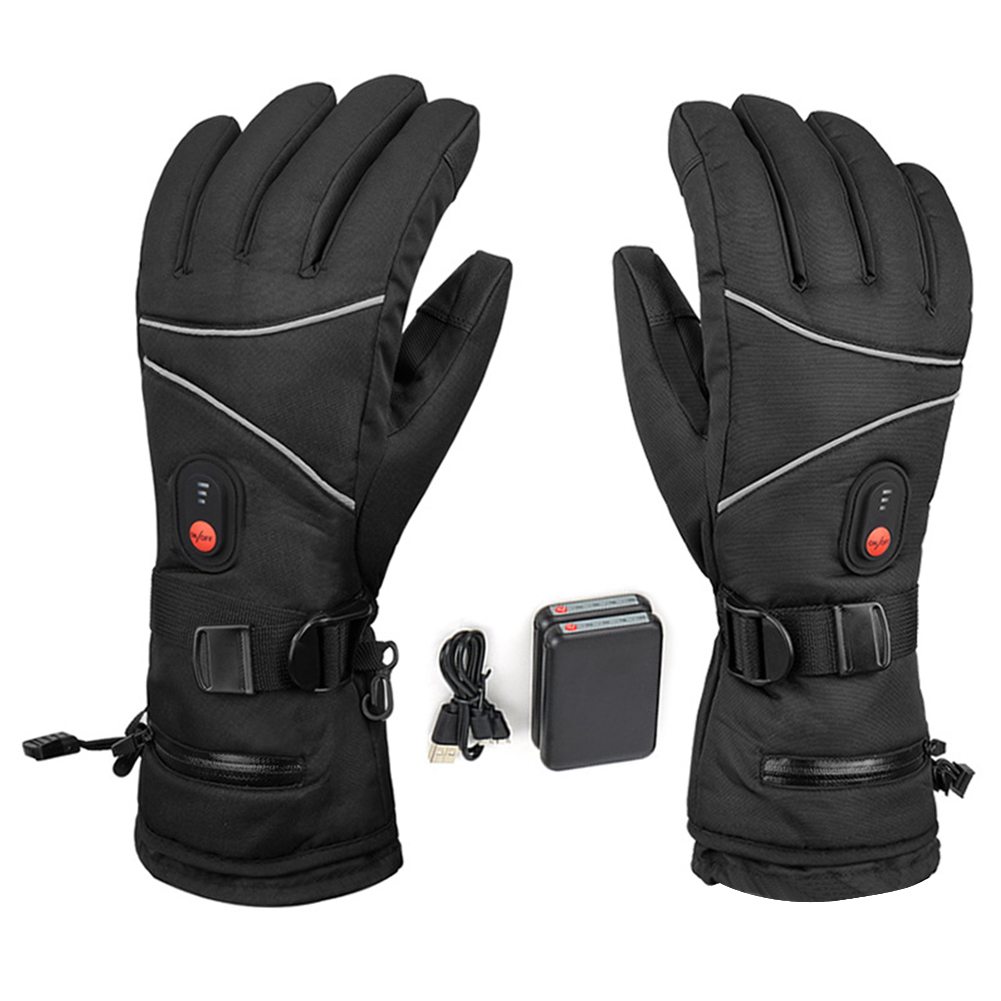 1 Pair Electric Heating Gloves - Touch Screen Gloves บทวิจารณ์และราคา