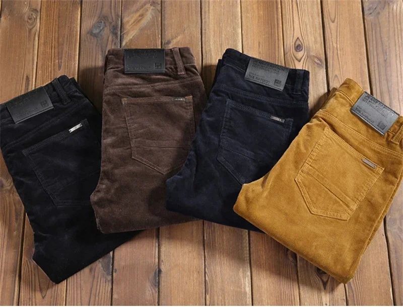 2023 Autumn Winter Men's Casua - Corduroy Pant Warm บทวิจารณ์และราคา