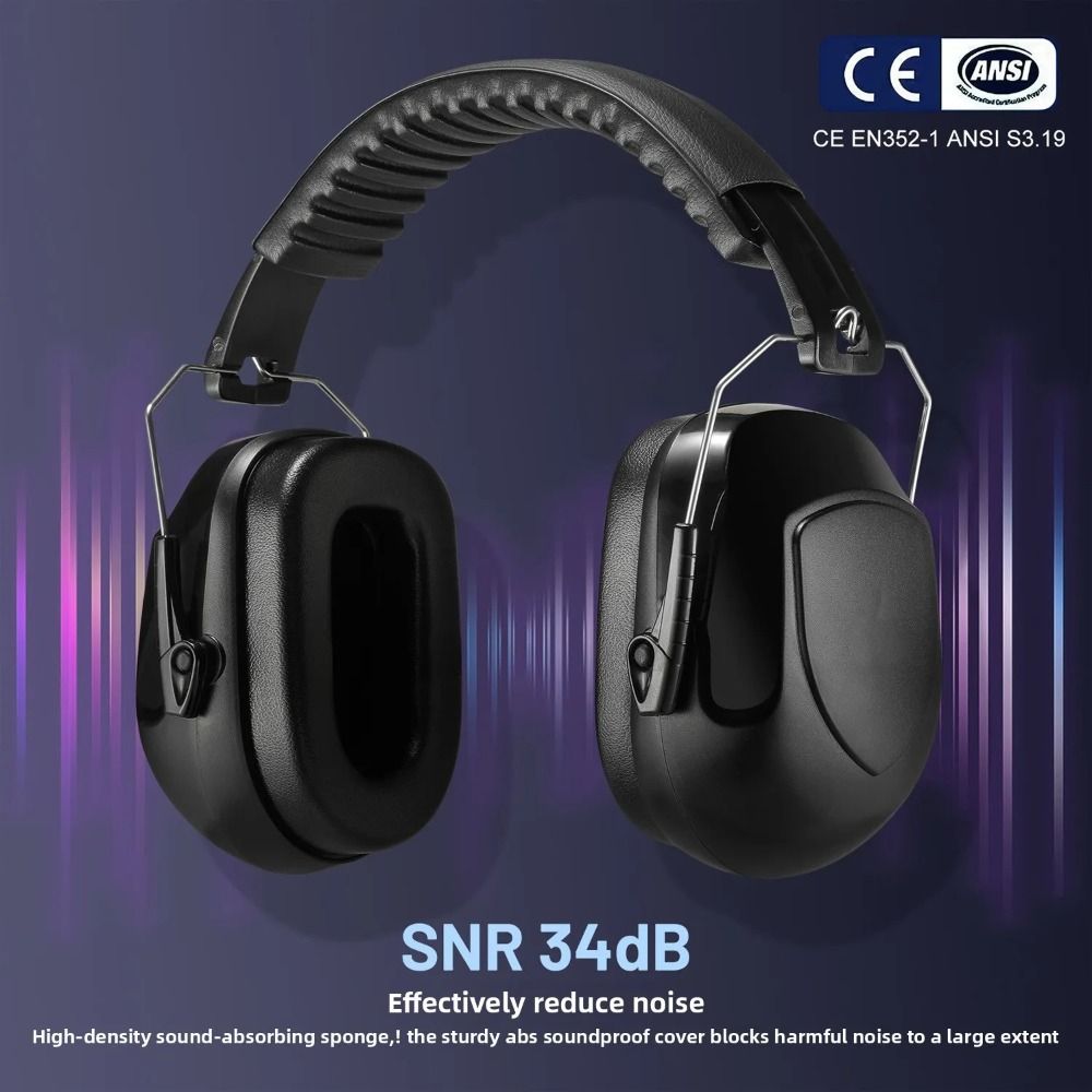 Heavy Duty ABS Soundproof Earm - Earmuffs Foldable บทวิจารณ์และราคา