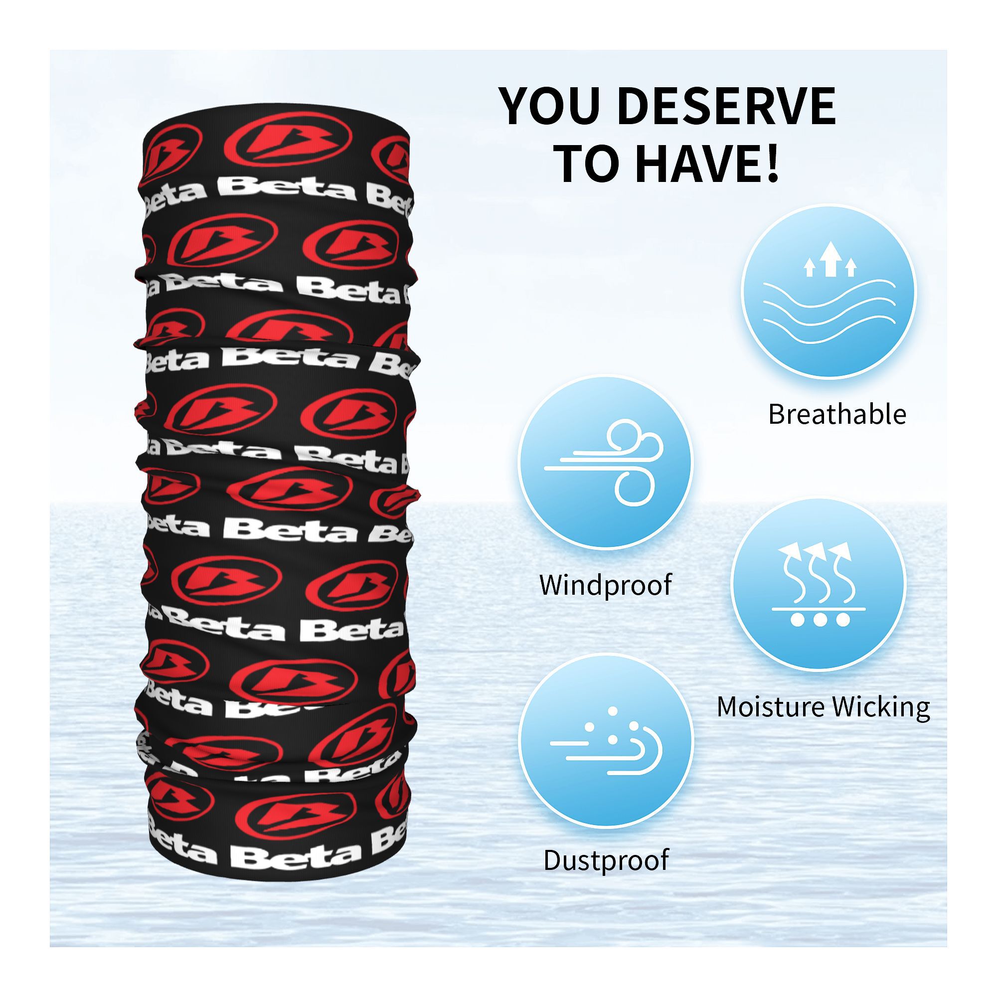 Custom New Motorcycle Racing B - Neck Gaiter Fleece บทวิจารณ์และราคา
