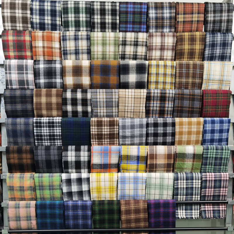 Twill Plaid Flannel Fabric By  - Flannel Shirt Lined บทวิจารณ์และราคา