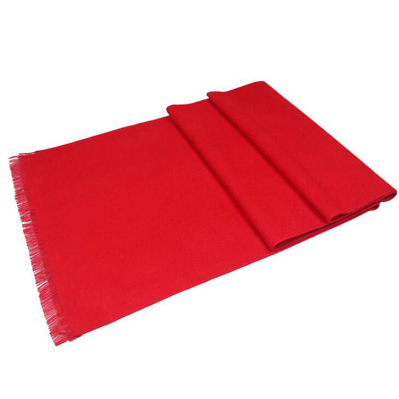 Fashion Winter Solid Color Men - Wool Scarf Men บทวิจารณ์และราคา