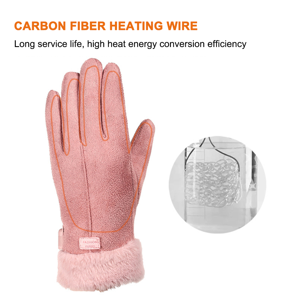 USB Electric Heated Gloves Out - Touch Screen Gloves บทวิจารณ์และราคา