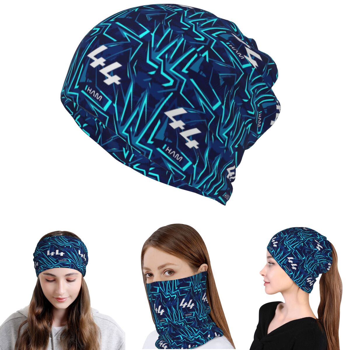 Lewis Hamilton 44 - F1 2024 Ba - Knit Beanie Hat Warm บทวิจารณ์และราคา