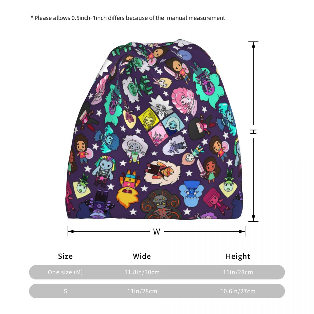 Crystal Gems Steven Universe B - Knit Beanie Hat Warm บทวิจารณ์และราคา