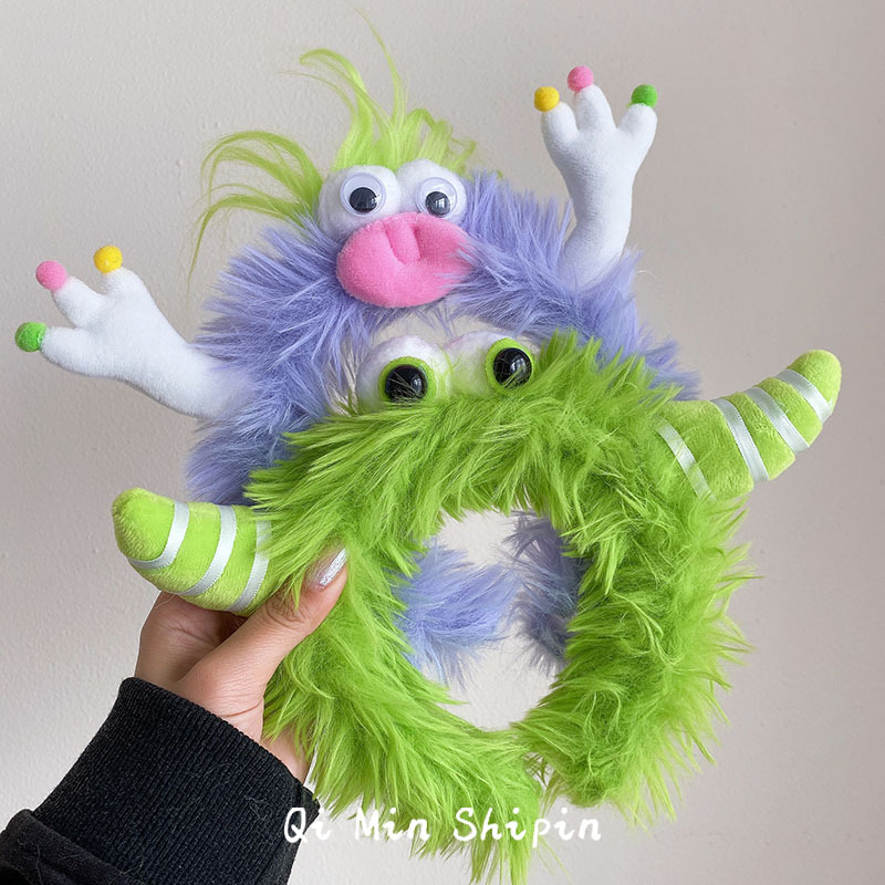 Funny Plush Headbands For Wome - Winter Headband Fleece บทวิจารณ์และราคา