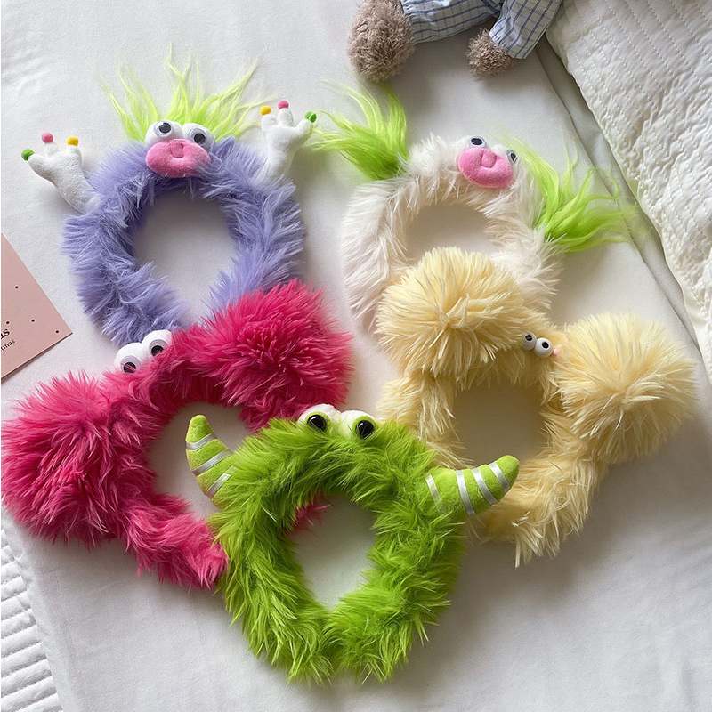 Funny Plush Headbands For Wome - Winter Headband Fleece บทวิจารณ์และราคา