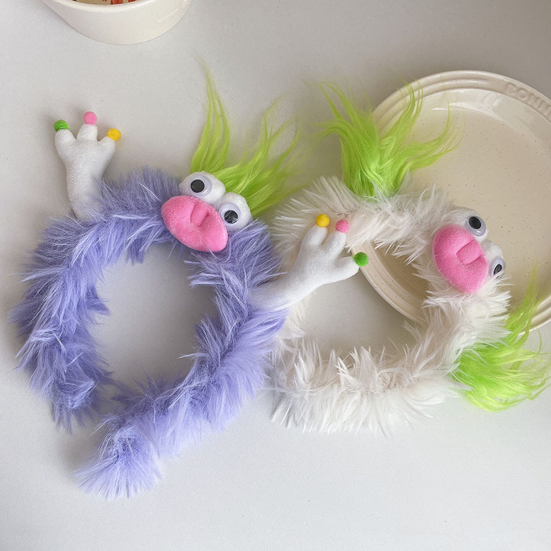 Funny Plush Headbands For Wome - Winter Headband Fleece บทวิจารณ์และราคา