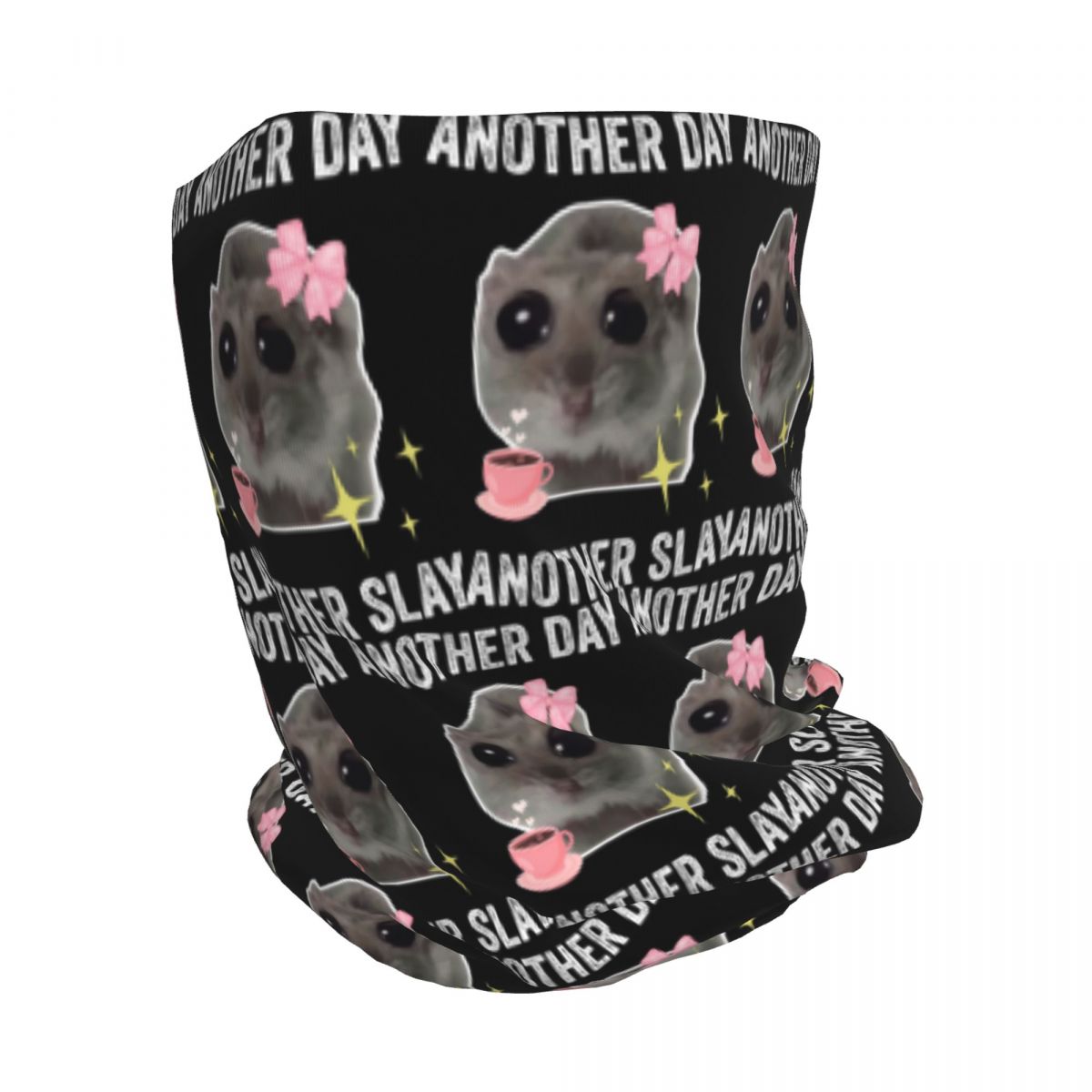 Sad Hamster Another Day Anothe - Knit Beanie Hat Warm บทวิจารณ์และราคา