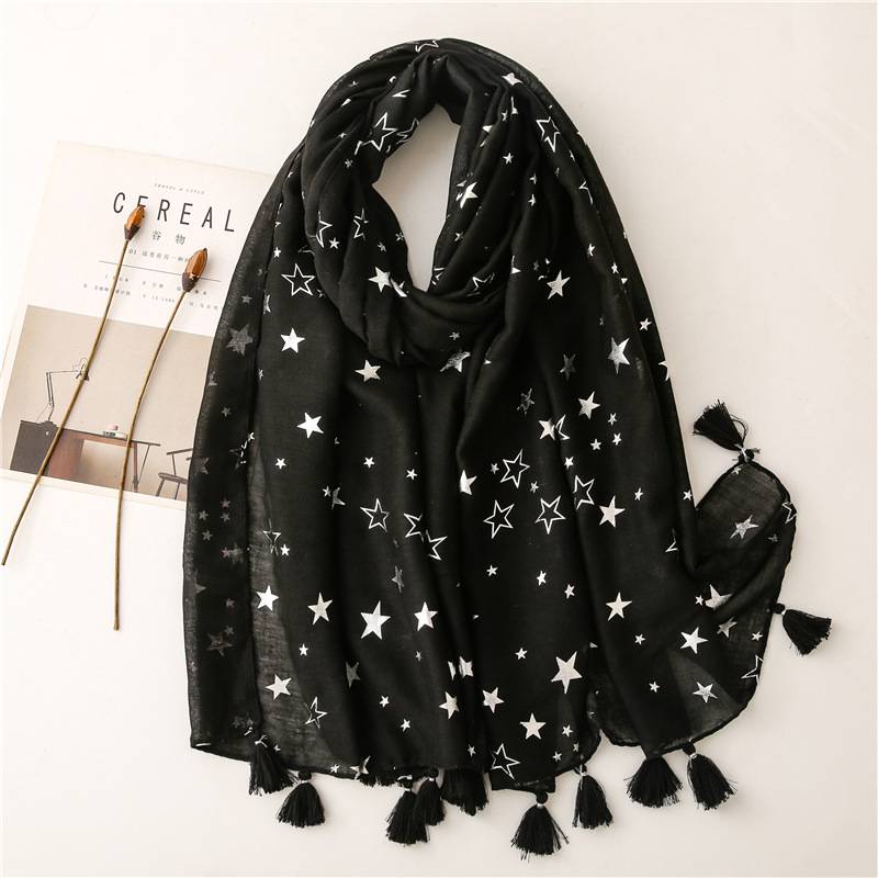 2026 Fashion Iron Silver Star  - Shawl Wrap Winter บทวิจารณ์และราคา