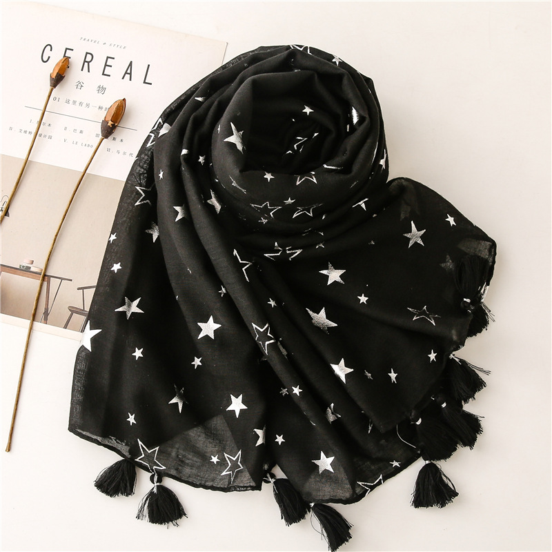 2026 Fashion Iron Silver Star  - Shawl Wrap Winter บทวิจารณ์และราคา