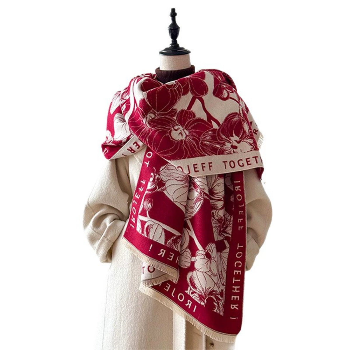 Luxury Winter Women's Imitatio - Cashmere Pashmina Wrap บทวิจารณ์และราคา