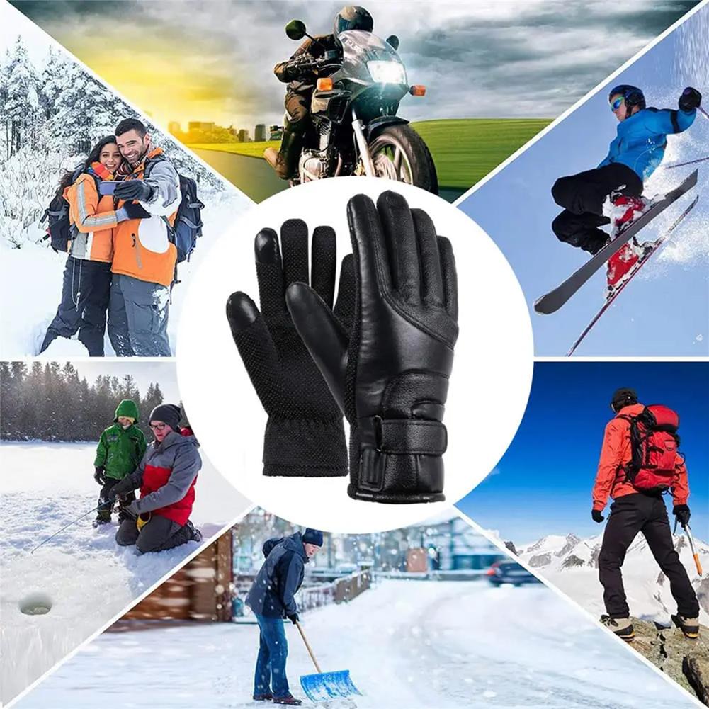 1 Pair USB Heating Gloves Rech - Touch Screen Gloves บทวิจารณ์และราคา