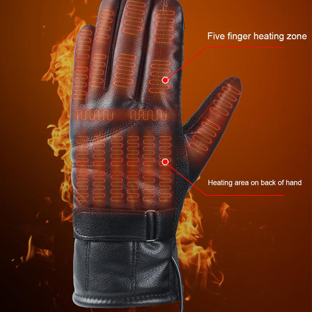 1 Pair USB Heating Gloves Rech - Touch Screen Gloves บทวิจารณ์และราคา